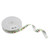 Satin Ribbon White 15mm Wide x 25m Roll with Cactus Print
