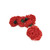 Artificial Carnation Heads box of 288 Red