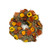 Rustic Autumn Wreath with Dried and Preserved Flowers