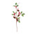 Natural Pine Cone and Artificial Berry Stem red