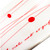 Single Rose Sleeve 45 x 13 x 3cm Cursives Pattern Red