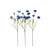Artificial Silk Mixed Blue Cornflower Stems