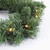 Artificial Pine Wreath with 30 Lights detail