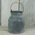 Galvanised Grey Metal Milk Churn