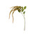 Artificial Amaranthus Flower and Leaf Spray Green