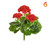 Artificial Silk Upright Geranium Bush Fire Retardant