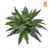 Faux Silk Green Boston Fern Bush Fire Retardant