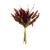 Dry Look Mixed Artificial Flower Bunch Burgundy