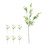 Artificial Mini Flower Bud Stem White
