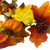 Artificial Autumn Garland Berry Pumpkin detail