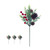 Artificial Frosted Winter Pine, Cone and Bright Red Berry Spray