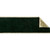 Wire Edge Festive Velvet Ribbon Green Gold detail