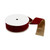 Wire Edge Festive Velvet Ribbon Red Gold