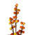 Artificial Berry Spray Yellow Orange detail