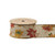 Fabric Ribbon Wired Edge Autumn Leaf Design