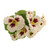 Artificial Pansy Flower Bush white