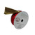 Wired Velvet Ribbon With Gold Edge and Back red