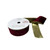 Wired Velvet Ribbon With Gold Edge and Back burgundy red