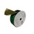 Wired Velvet Ribbon With Gold Edge and Back green