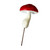 Artificial Red White Spot Toadstool Pick