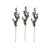 Seasonal Round Berry Stems Midnight Jade pack of three