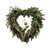 Heart-Shaped Artificial Pine Christmas Wreath