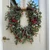 Natural Twig Eucalyptus, Pine and Holly Berry Winter Wreath on door