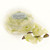 Silk Rose Petals Two Tone Green