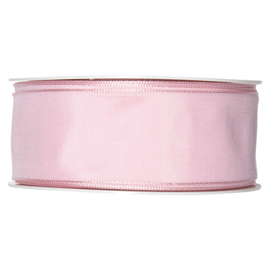 Light pink satin ribbon 40mm x 25m