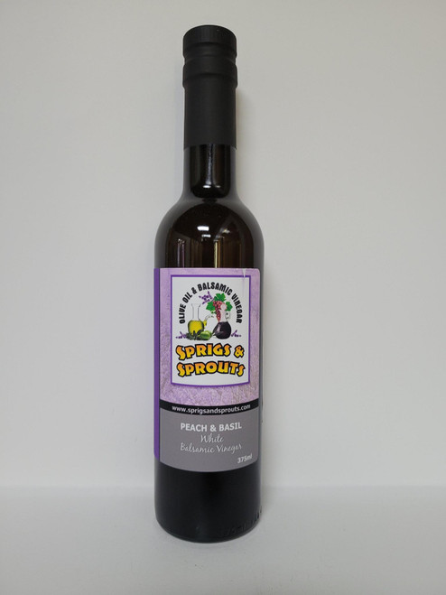 White Peach Basil Vinegar