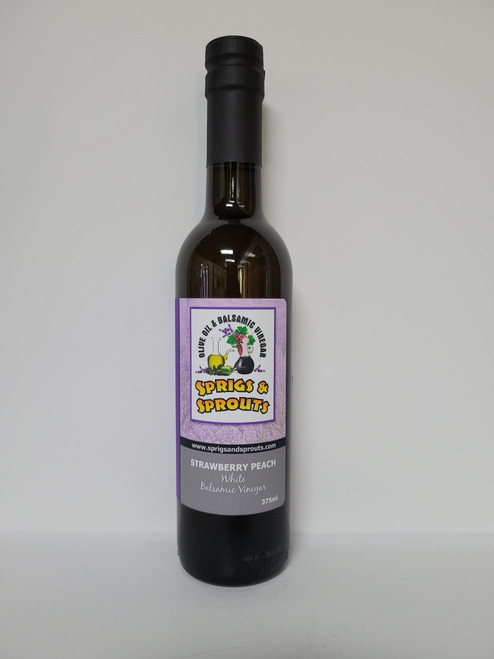 White Strawberry Peach Balsamic Vinegar