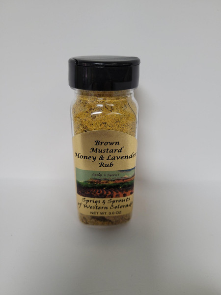 Brown Mustard Honey & Lavender Rub