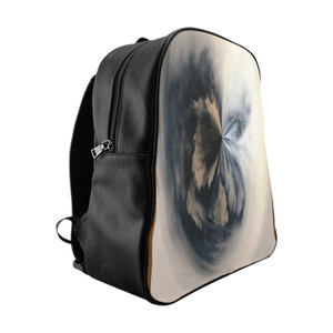 Title: Fode Mixed Floral Grey School Backpack-Classic Style | Fodeliah