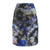 Fode Zone-7  Mixed Blues Women's Pencil Skirt