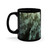 Title: Fode Spike Green Black Mug | Classic Style-Black Mug | Fodeliah