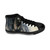 Title: Classic Style Women's Floral Grey High Top Sneakers  | Fodeliah