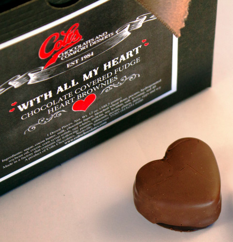 Heart Shaped Brownies