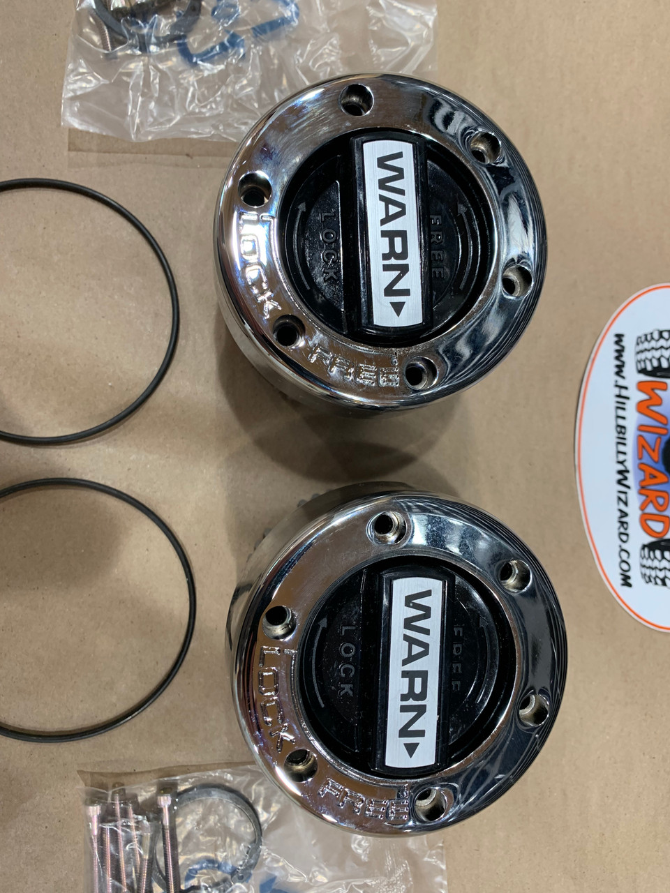 WARN Standard Locking Hub Kit 19 Spline DANA 44 Hillbilly Wizard