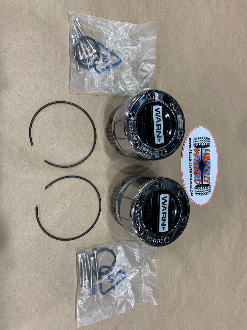 WARN Standard Locking Hub Kit 19 Spline DANA 44 Hillbilly Wizard