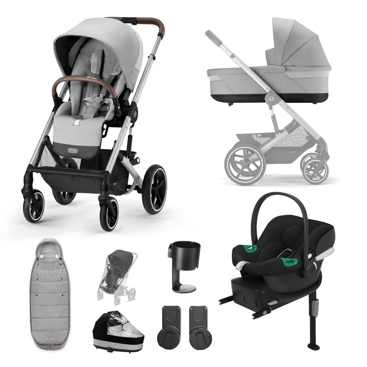 Cybex Balios S Lux 10 Piece Travel System Bundle - Eurobaby