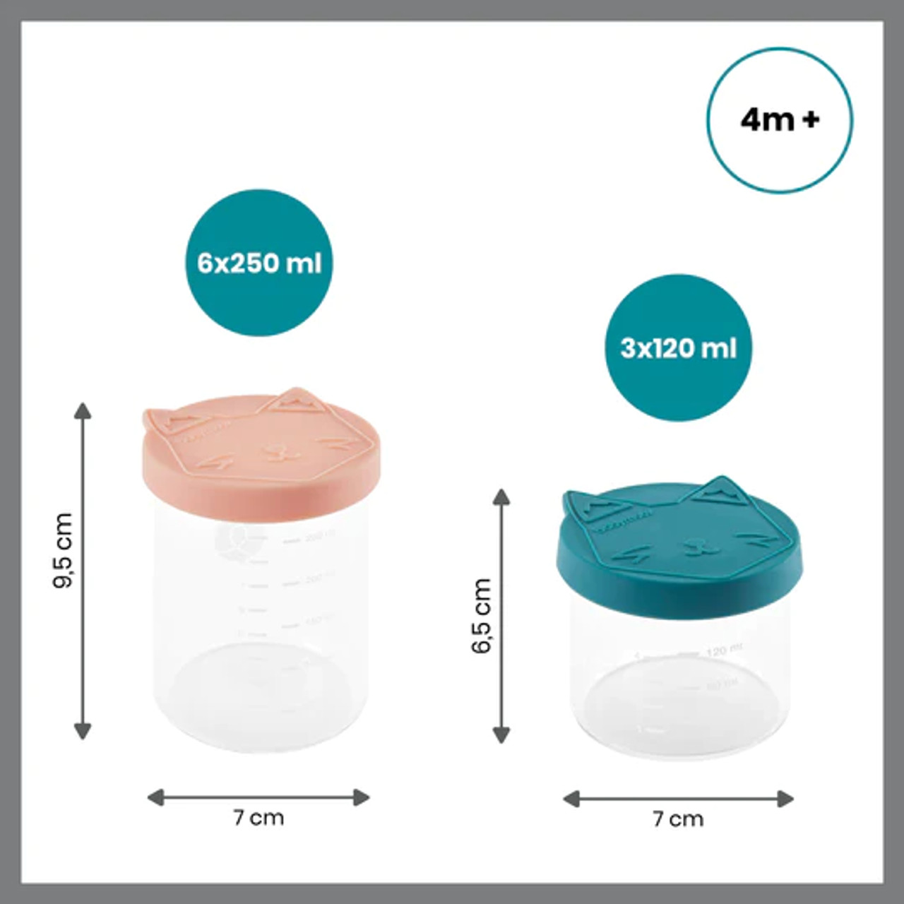  Babymoov Glass Food Storage Containers