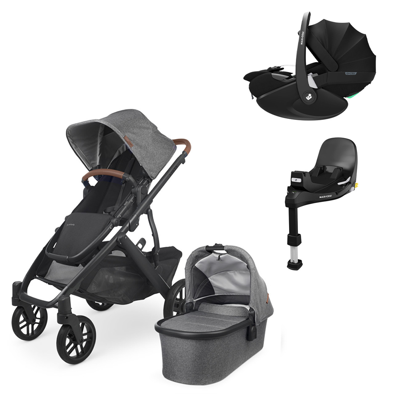 What does uppababy deals vista come with