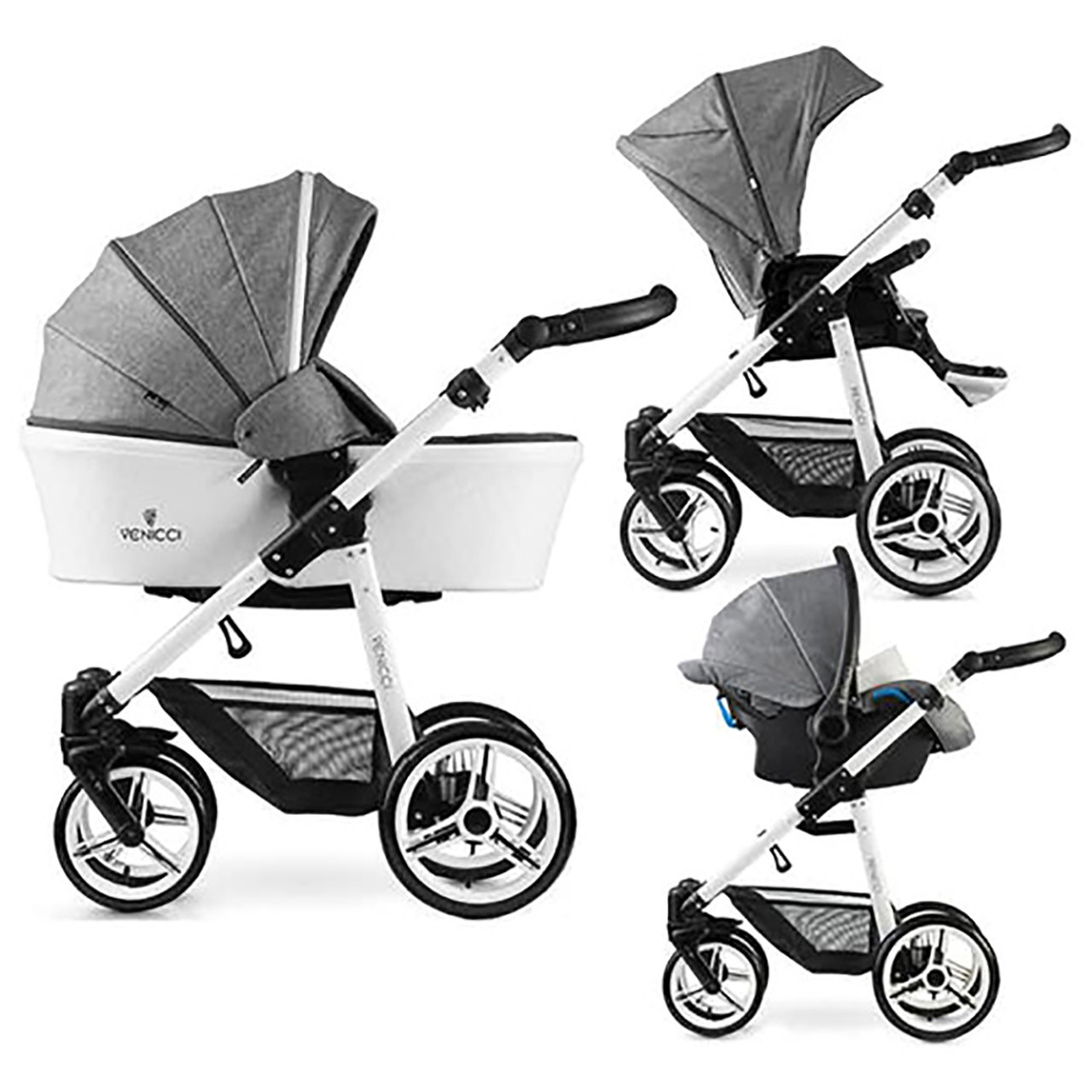 white travel system