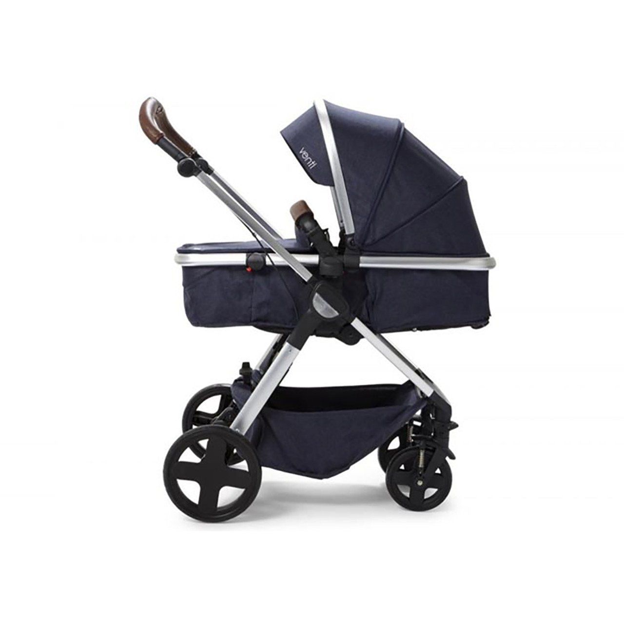 navy pushchair