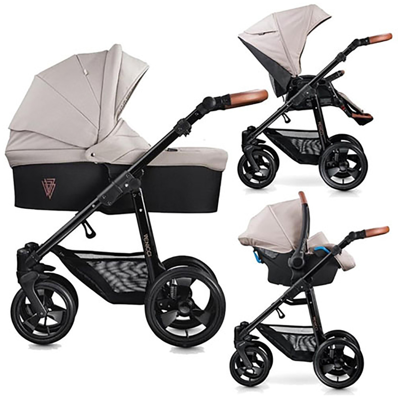 venicci twin pram