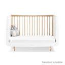 Snuzkot Skandi Style Cot Bed - Natural