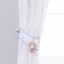 Silver Cloud Little Star Curtains & Tie Backs