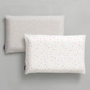 Clevamama Baby Pillow Case 2 Pack - Grey