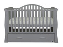 Oslo Sleigh Cot Bed - Grey