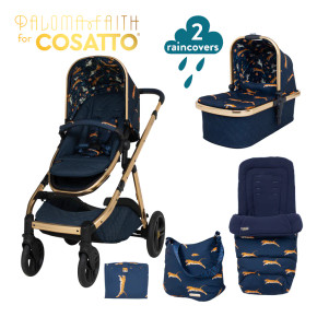 Cosatto Wow XL Pram & Accessories Bundle On The Prowl